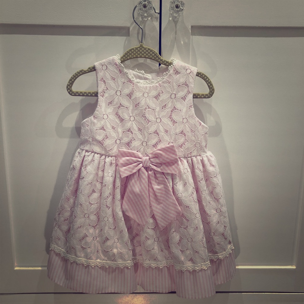Pink Gingham baby dress